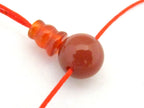 1 Guru Bead set - 3 hole agate gemstone Guru column Bead set 10 mm size - GB020A