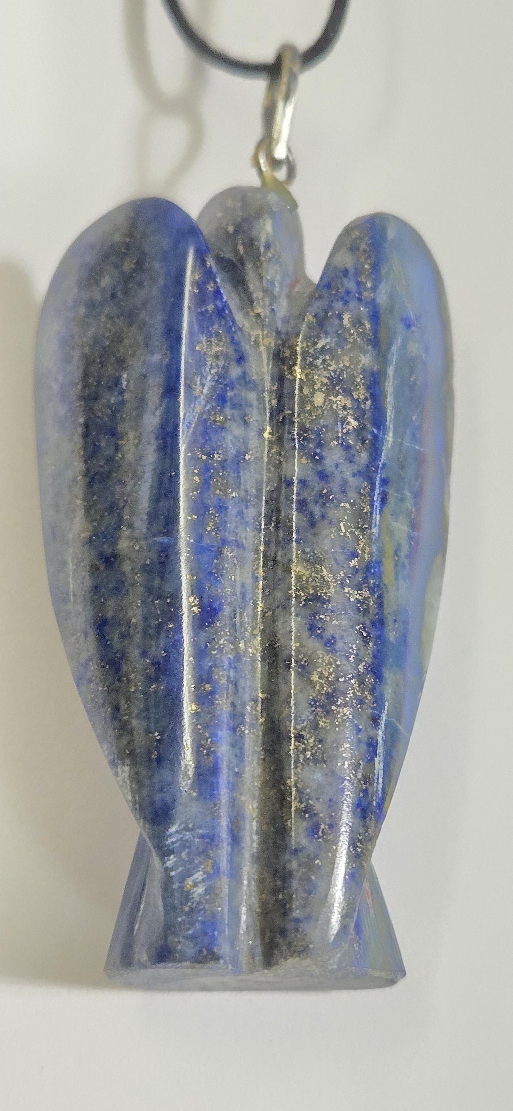 1 pendant - Blue Lapis Lazuli gemtAngel Pendant | Gemstone Angel Charm Spiritual Jewelry PM224C