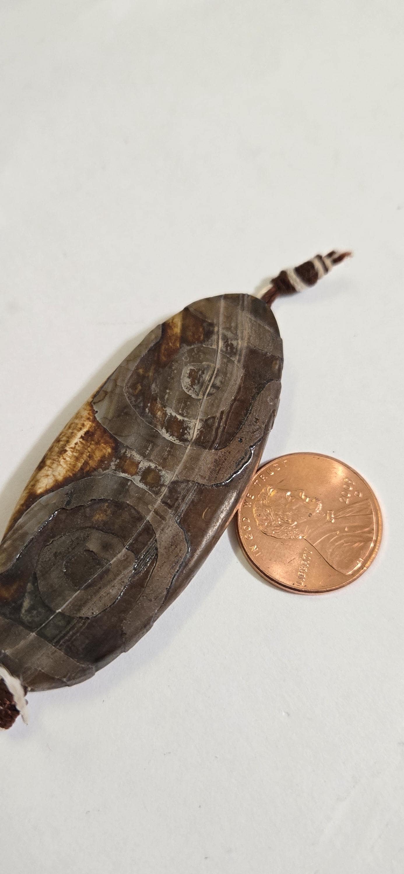 Large size etched agate bead - Tibetan agate bead - GM174