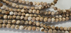1 Full strand - 4-5 mm size Earthy coffee tone picture Jasper round shape gemstone beads 15 inches - GM412K