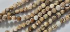 1 Full strand - 4-5 mm size Earthy coffee tone picture Jasper round shape gemstone beads 15 inches - GM412K