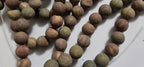 1 strand 35-36 jasper gemstone beads - 10 mm size Earthy rustic brown green tone Jasper round shape gemstone beads - GM413M