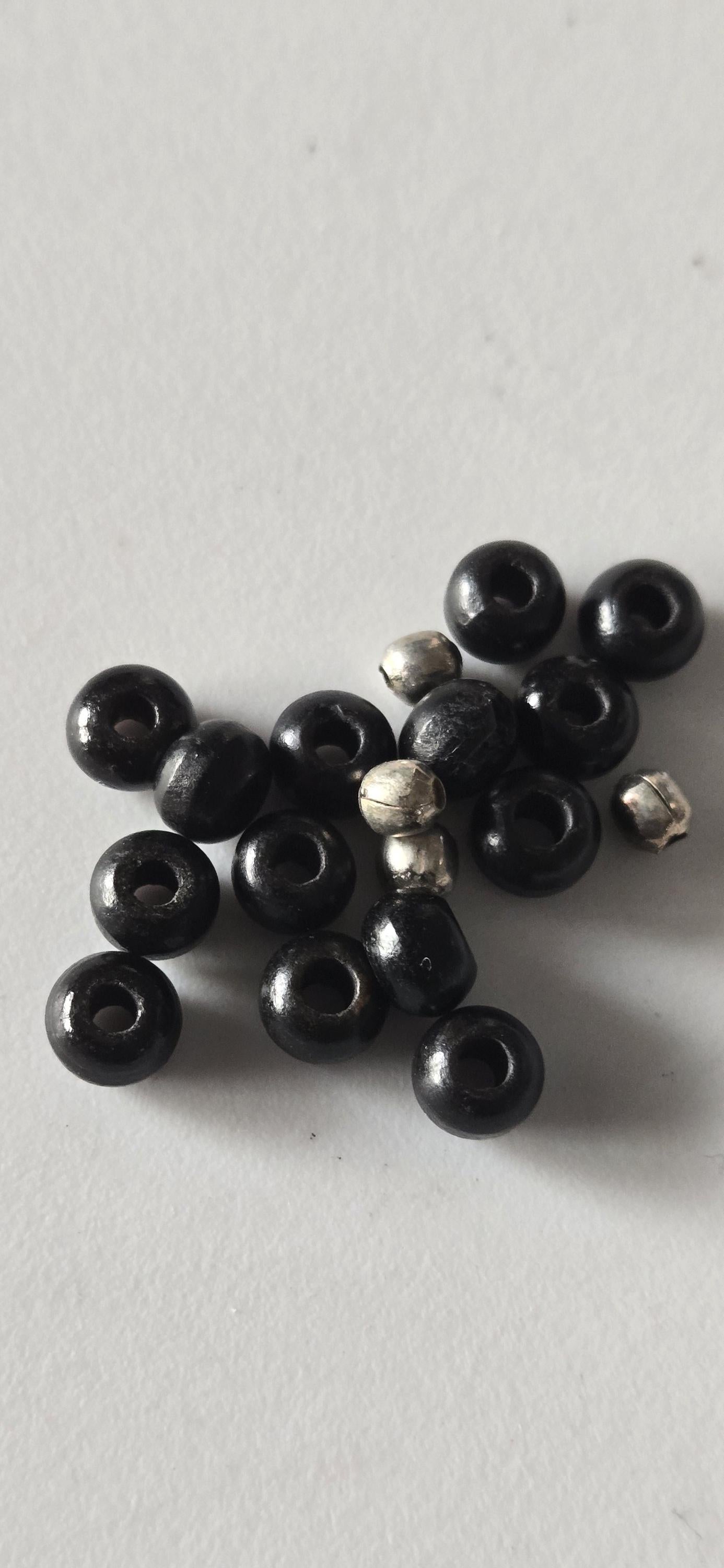 Ethnic copper color and silver color elephant disc beads necklace making supplies - MG0020K