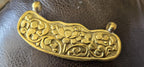 Large Tibetan Nepal Bone Pendant Rabbit Family Carved, Recycled Cattle Bone Jewelry, Double Bail, Lotus Flower Back, Ethnic Pendant PB001L