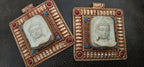 Gorgeous Square shape Buddha pendant with ethnic tibetan filigree design - PM109N