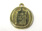 1 Pendant - Buddhist kalachakra mantra brass pendant from Nepal - CP097