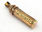 1 Pendant - Tibetan om mantra copper plated small size ghau bottle amulet prayer box pendant from Nepal - PM403