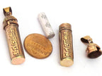 1 Pendant - Tibetan om mantra copper plated small size ghau bottle amulet prayer box pendant from Nepal - PM403