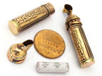 1 Pendant - Tibetan om mantra copper plated small size ghau bottle amulet prayer box pendant from Nepal - PM403