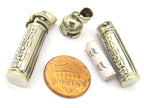 1 Pendant - Tibetan om mantra small size ghau bottle amulet prayer box pendant from Nepal - PM404