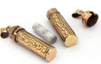 1 Pendant - Tibetan om mantra copper plated small size ghau bottle amulet prayer box pendant from Nepal - PM403