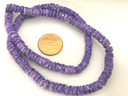 Neon Pink color Puka shell chip beads FULL strand 15 inches -NB098G