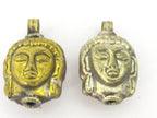 1 Pendant - Light weight dual color Tibetan Buddha pendant - PM437 Custom Design Copyright Nepalbeadshop