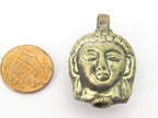 1 Pendant - Light weight dual color Tibetan Buddha pendant - PM437 Custom Design Copyright Nepalbeadshop