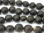 10 beads - Natural soapnut beads mala making supplies from Nepal - NB051