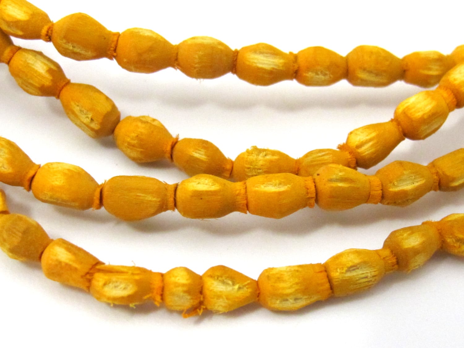 80 beads strand - Tibetan small size carved wooden spacer beads Full strand - ML052