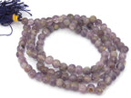 108 amethyst beads - Amethyst gemstone beads 6 -7 mm mala making supplies from Nepal - ML055