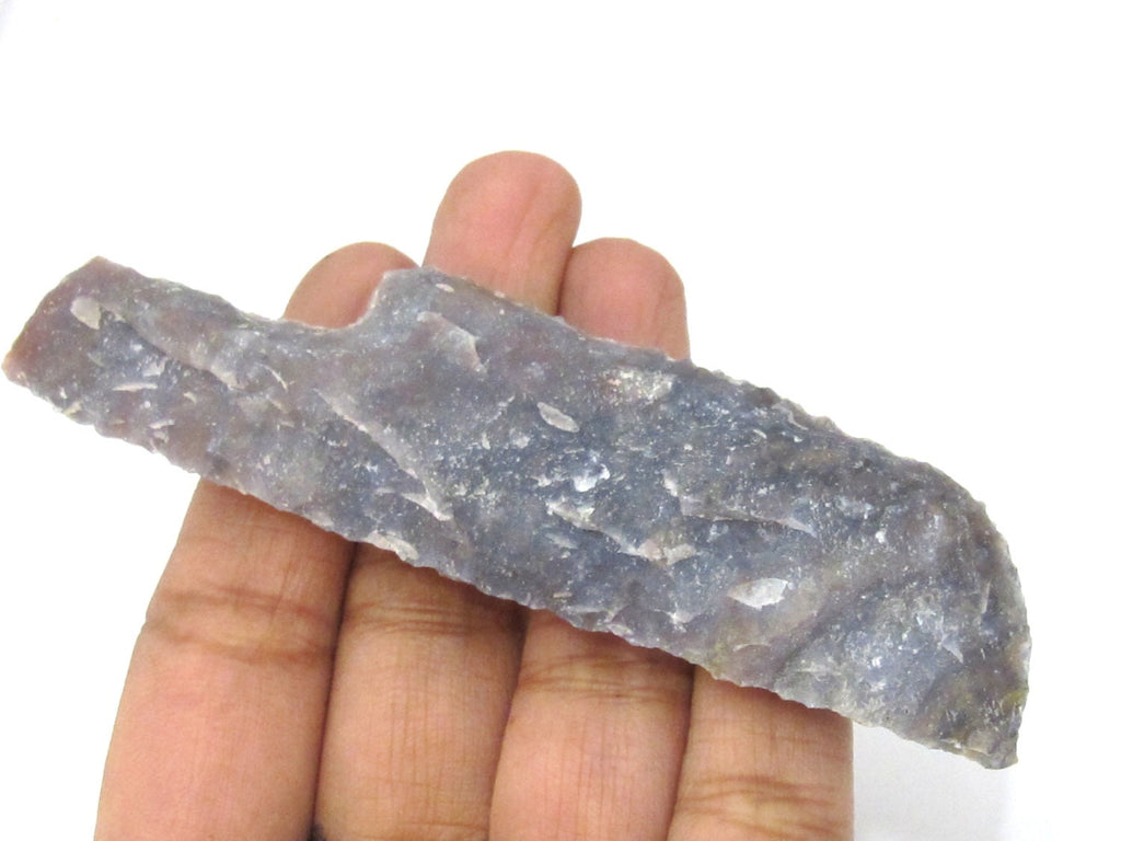 1 piece - Large size 4 inches hand carved agate knife shape gemstone - SP051C