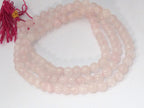 108 natural quartz beads - Rose quartz gemstone beads 6 mm mala making supplies from Nepal - ML056