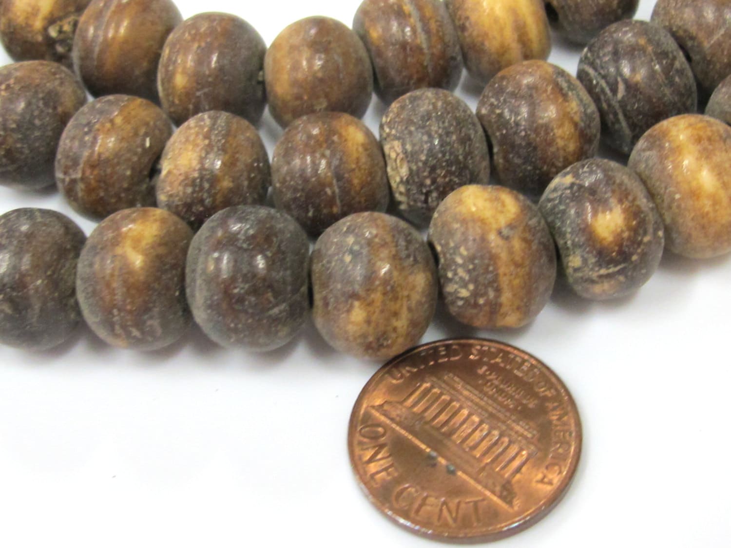 10 Beads - 12 mm Tibetan old bone beads meditation prayer mala beads supply-ML074A